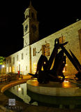 Clocktower by night print