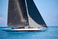J Class Yacht Broadside