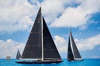 J Class Yachts in Formation