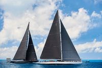 Two J Class Yachts Side by Side