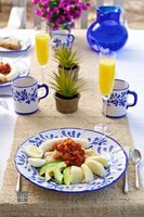 Island Breakfast Setting