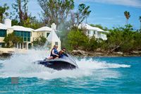 Jet Ski Along Bermuda Coast