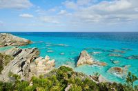Rocky Coast and Turquoise Sea