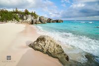 Beach Rock and Turquoise Water