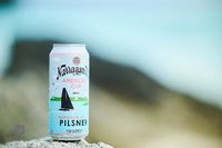 Bermuda Pilsner on the Beach
