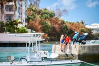 Visitors Boarding a Boat