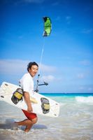 Kiteboarder on Bermuda Beach