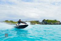 Jet Ski in Shallow Turquoise Water