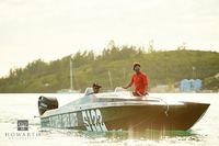 Speedboat at Sunset