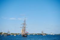 Tall Ship Entering Harbour