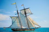 Schooner in Bermuda Waters