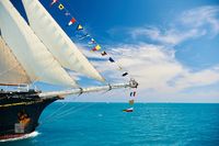 Tall Ship Sail Detail