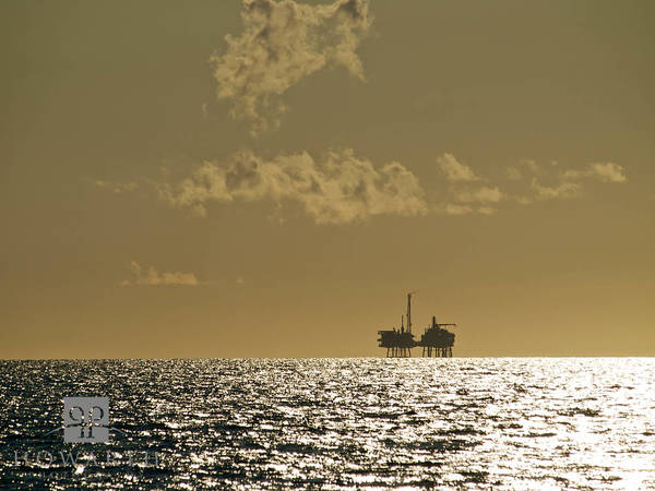 Offshore Oil Rig print