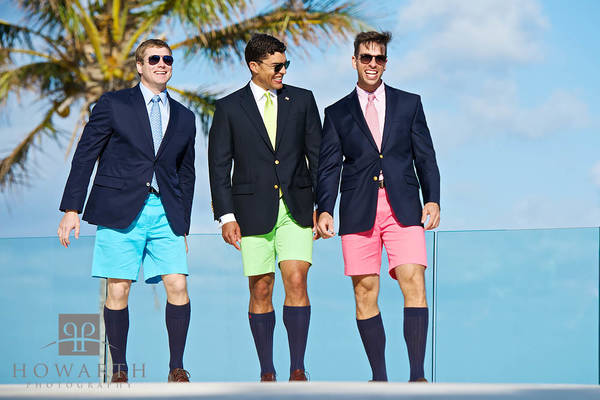Bermuda Shorts Trio III print