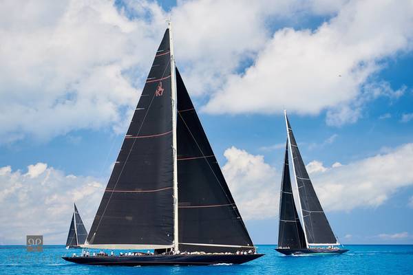 J Class Yachts in Formation print