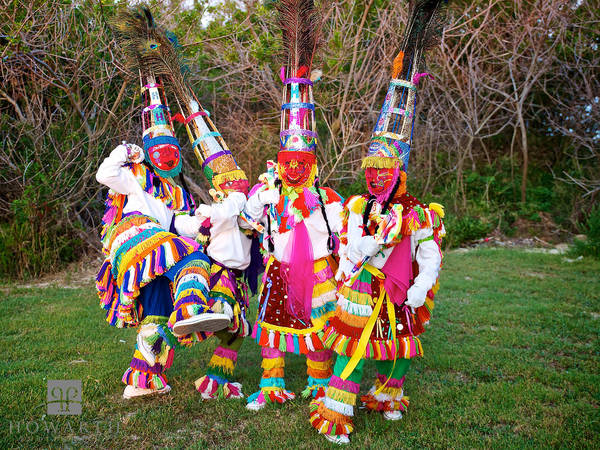 Gombey Dancers III print