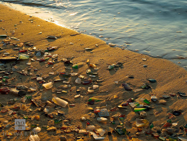 Glass Beach up close print