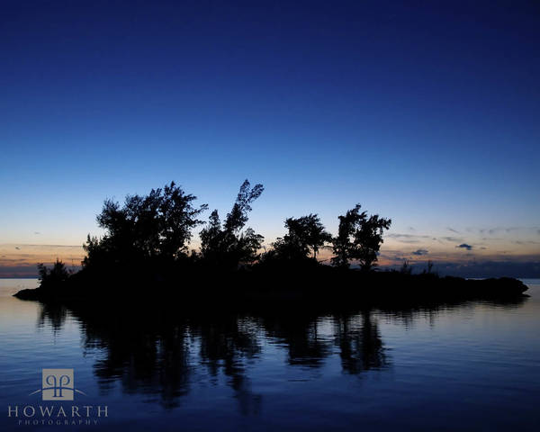 Island Silhouette print