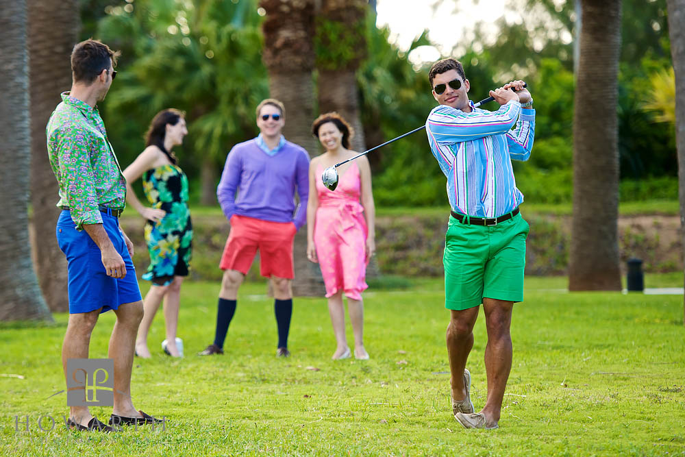 Golfing in Bermuda Shorts I
