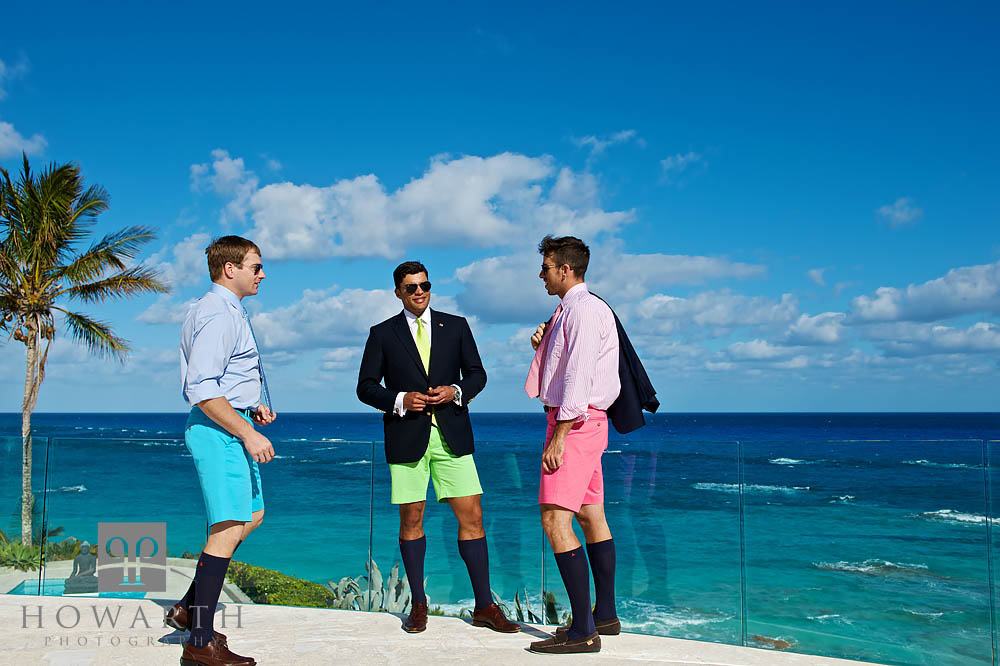 Bermuda Shorts Trio IX Bermuda Shorts Trio IX wearing traditional Bermuda shorts