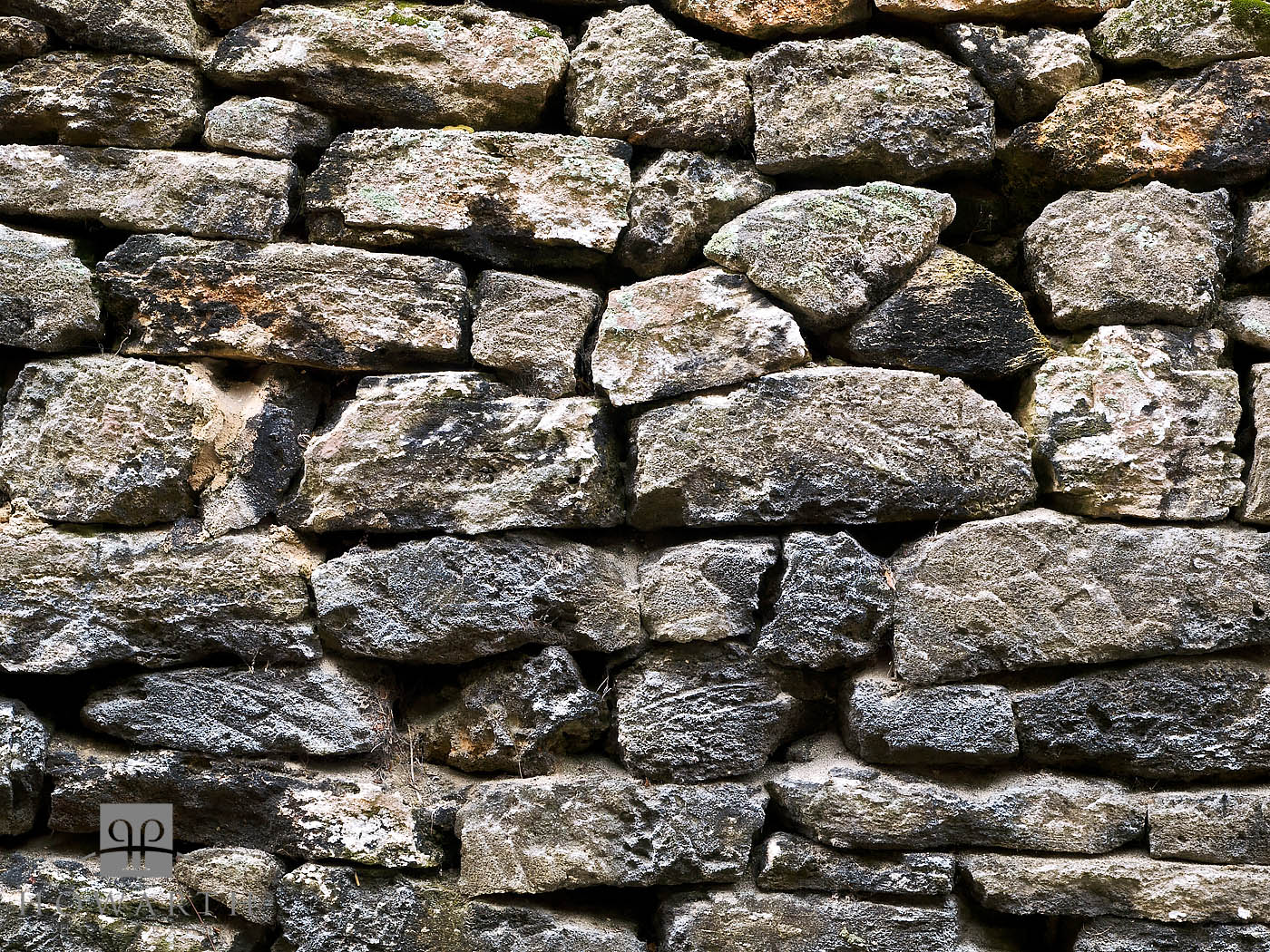 A section of Bermudian limestone wall along the Railway Trail