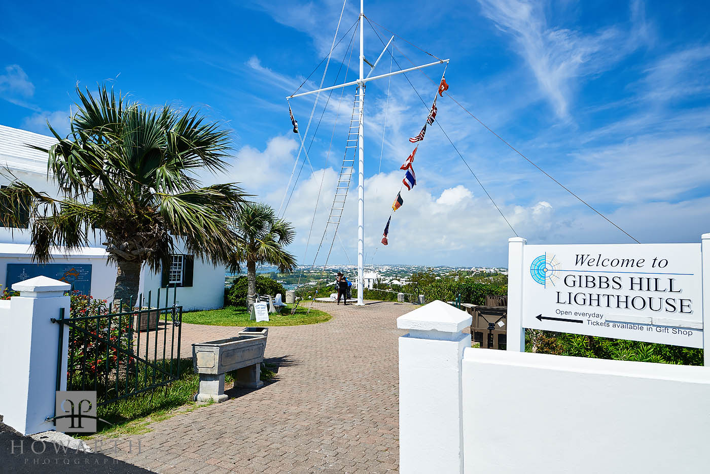 Entrance to Gibbs Hill Lighthouse