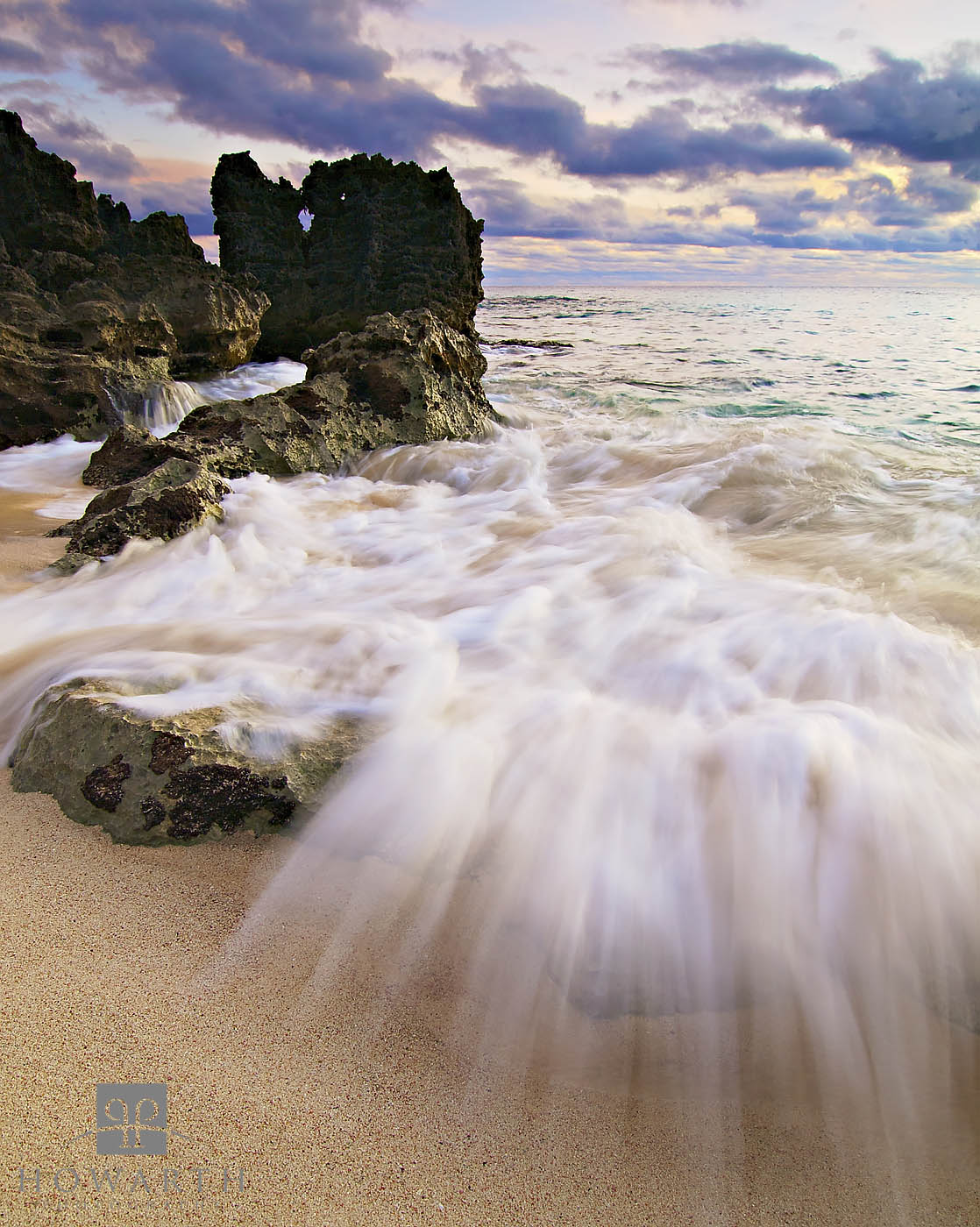 Award winning shot of a crashing wave at Church Bay. First Place 2008 &ndash; Techweek digital photography competition