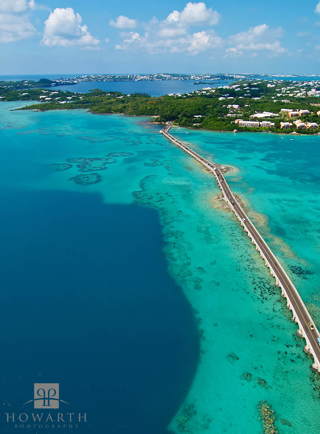 The Causeway connecting St. George's to Grotto Bay
