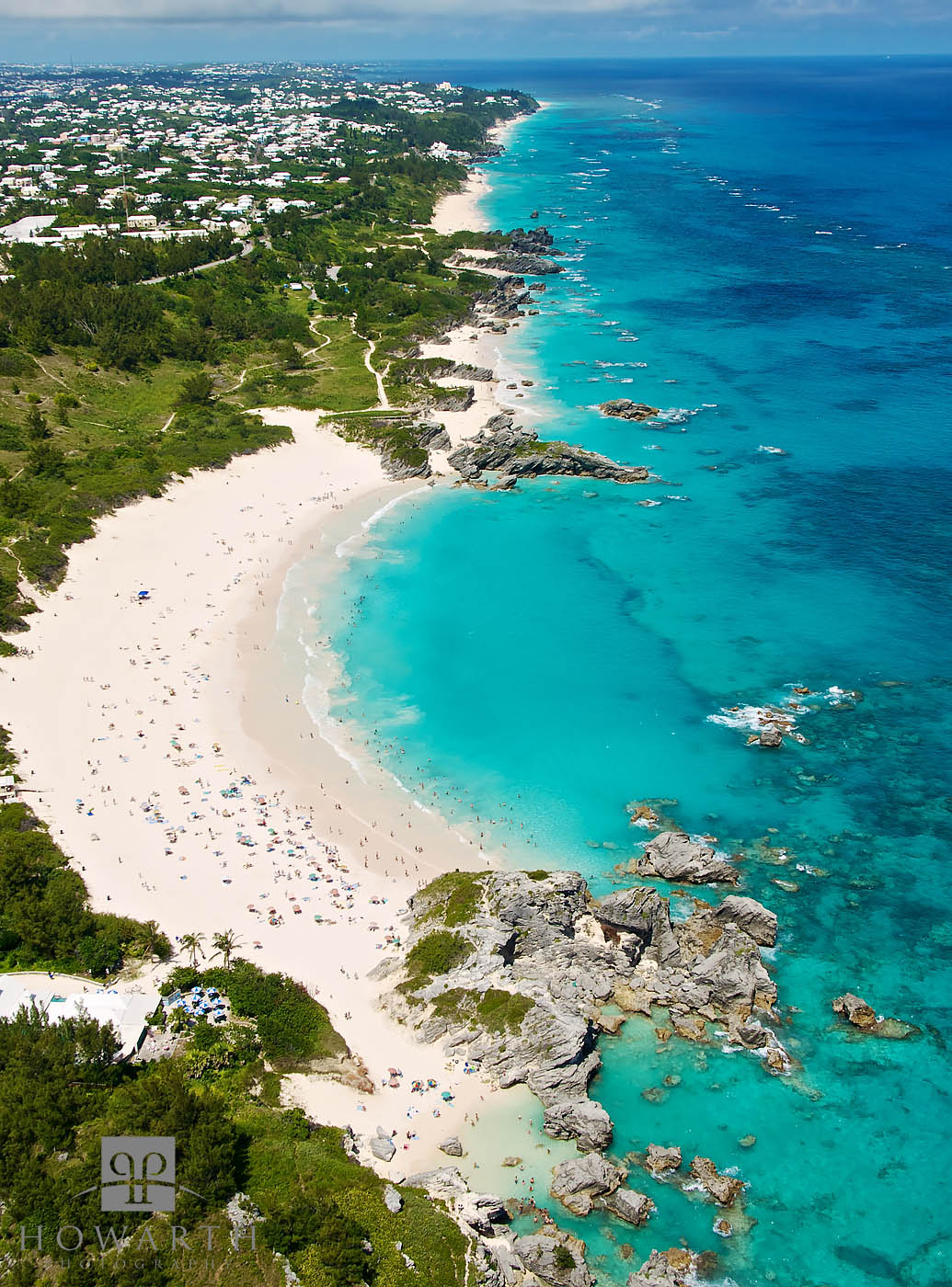 The famous and stunning Horseshoe Beach, looking East.