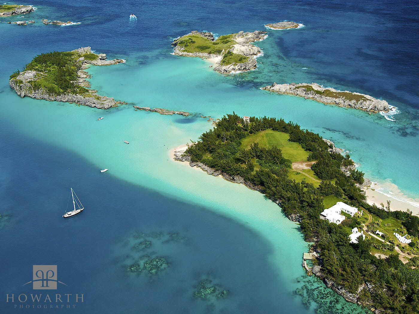 Looking out over Castle Islands