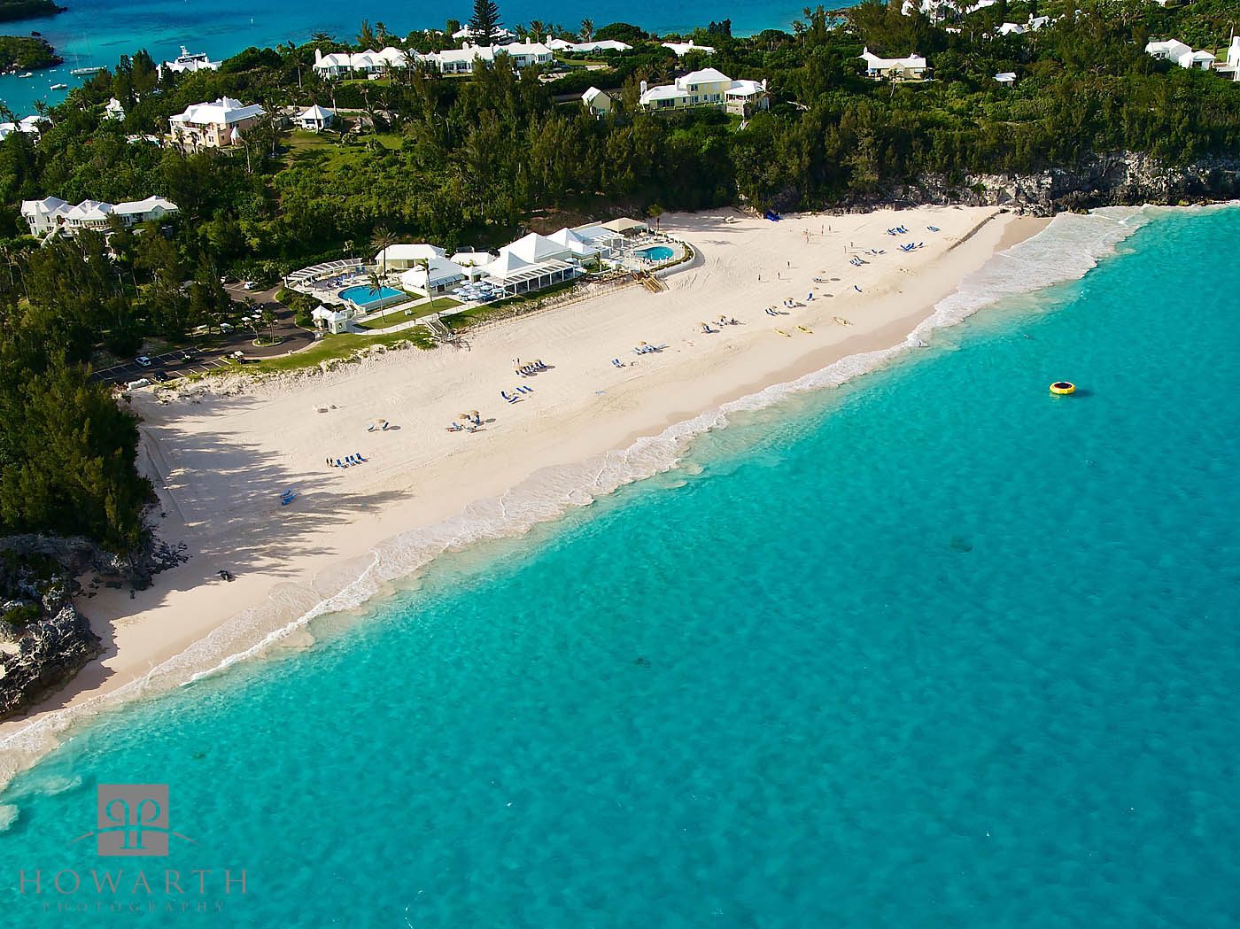 The beach club at Tuckers Point